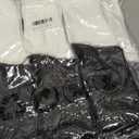 2 x Crew Socks for Women & Men, 6 Pair Cute Cotton Casual Calf Socks Breathable Soft Above Ankle Socks, Size 5-10 (White)