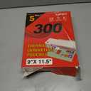 CAREGY 300 Pack Laminating Sheets, Holds 8.5 x 11 Inch Sheets,5 Mil Thermal Laminating Pouches,9 x 11.5 Inches Lamination Sheet Paper for Laminator, Clear, Letter Size, Office and School Supplies