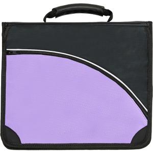 Avery Messenger Nylon Zipper Binder, Purple