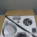 Ceiling Fans with Lights, 52 Inch Flush Mount Ceiling Fan with Light and Remote, Low Profile Black Ceiling Fan for Bedroom Living Room, Quiet DC Motor, Reversible, Dimmable LED, Black