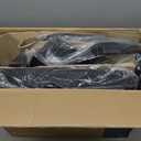 Sweetcrispy Home Office Managerial Executive Chair, Flip Up Armrest Ergonomic Mesh Adjustable Swivel Mid-Back Computer Desk Chair with Comfortable Lumbar Support, Comfy Arms for Bedroom,Study (Black)