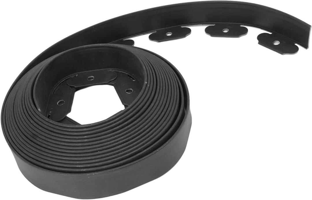 Landscape Edging Kit PE L Shaped Easy Installation for Patio, Tree Rings, and Flower Beds (5cm*5cm*10m)