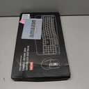 Wireless Keyboard and Mouse Combo, 2.4G Full Size Wave Keys Ergonomic Keyboard with Wrist Rest and 3-Level DPI Adjustable Wireless Ergonomic Mouse for Windows, Mac OS Desktop/Laptop/PC(Graphite)