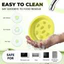 Slow Feeder Dog Bowls Ceramic Puppy Feeding Bowl for Small Dogs Cat Slow Feeder Bowl Protecting Cat and Dog Whiskers Preventing Choking with 2-in-1 Multifunctional Training Whistle (green)