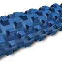 RumbleRoller Original Textured Foam Roller - Deep Tissue, Self Myofacial Release Massage Therapy Roller