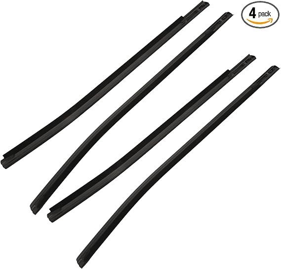 4PCS Window Belt Weatherstrip Molding Fit for Ranger 2019-2023