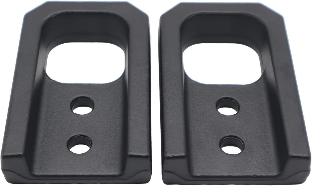 2Pcs Front Tow Hooks Compatible with Toyota Tacoma 2024-2026 4Runner 2025-2026, Black Left and Right