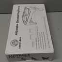 COMESOON Elevated Dog Bowls for Small Medium Dogs, 3 Height Adjustable Raised Stand with 2 Thick 6" Stainless Steel Food Bowls, Non-Slip Feeder Adjusts to 2.75", 6", 7.5", Black