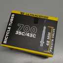 Ultraverse Bike Inner Tube for 700x35-43c 28 inch Bicycle Wheel Sizes with 48mm Presta Valve - Butyl Rubber Tubes for Road and Gravel Bikes - 2 Tubes, 2 tire levers Included