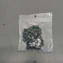 Burmese Jade Beads 10mm 35 Pcs Stone Beads for Jewelry Making Large Beads Bracelet Keychain Loose Round Smooth Gemstone Beads Necklace Earrings DIY Arts and Crafts Natural Stone Beads