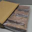 Magnetic Ziplok Bag Organizer for Refrigerator or Drawer, Natural Bamboo Foil and Plastic Wrap Organizer with Cutter, Storage Bag Holder for Gallon, Sandwich, Snack Food Bags (Brown)