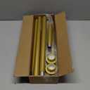 Shower Curtain Rod, 1" Diameter Heavy Duty Tension Shower Rod, Non Slip Adjustable 28-102 inch No Drilling Shower Curtain Rods Spring Tension For Bathroom, Shower Stall, No Rust, Chrome Gold