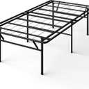Zinus SmartBase Heavy Duty Mattress Foundation, 18 Inch Metal Platform Bed Frame, No Box Spring Needed, Sturdy Steel Frame, Underbed Storage, Twin