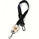 3 x  Adjustable Daisy Pet Car Safety Harness, Black