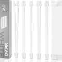 EZDIY-FAB PSU Cable Extension Kit - Sleeved Cable- Custom Power Supply Extension, 16 AWG, 24/8/6/4-PIN with White Combs