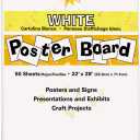 Pacon Super Value Poster Board, 22"X28", White, 50 Sheets