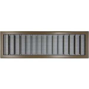 Heavy Duty Floor Return Air Grille, 6 in x 30 in