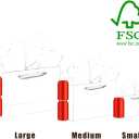 qiqee 10PCS Black Gift Bags with Ribbon Handles Mulit Assorted Sizes Gift Wide Bags (2pcs Large 13", 4pcs Medium 9.6", 4pcs Small 6.3",Tissue Paper)