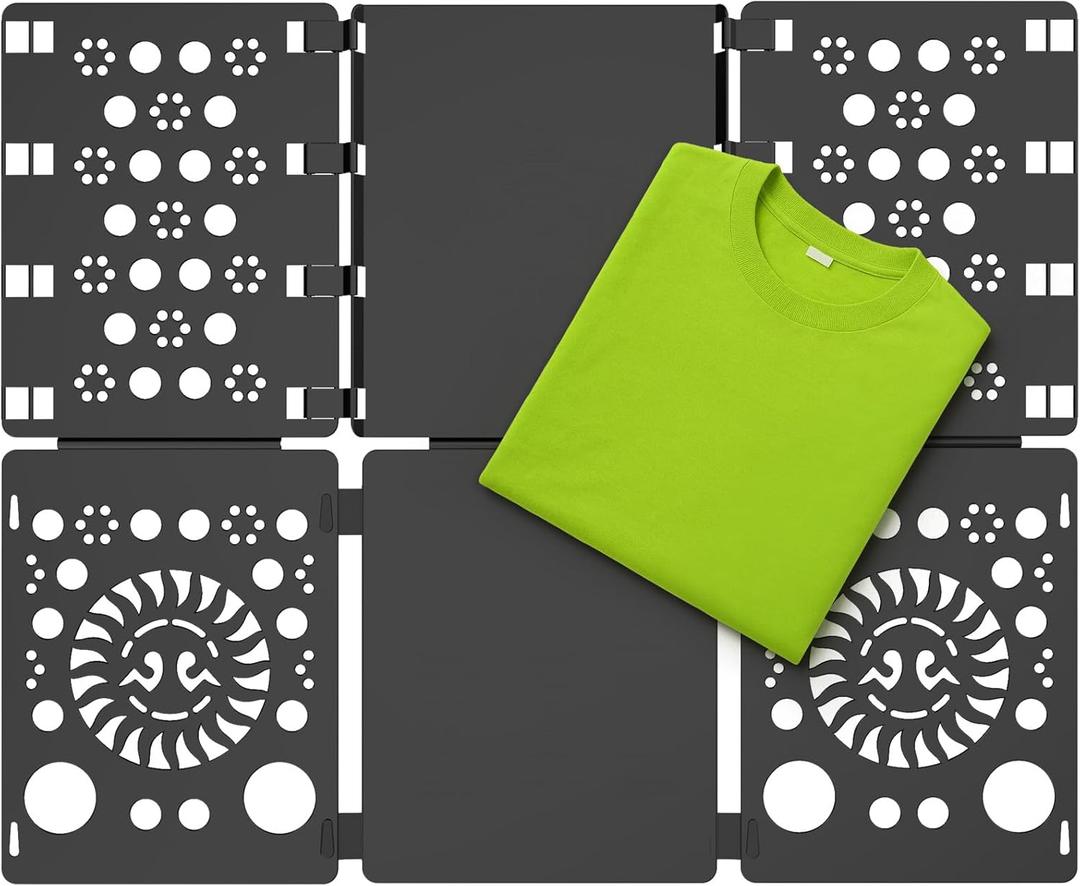 BoxLegend Shirt Folder Board Tshirt Clothes Folder Folding Board Durable Laundry Helper Liner Sorter, Black
