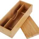 Chopstick Storage Box with Lid Elegant Organizer for Kitchen Utensils Versatile Silverware Holder for Drawer Stylish and Kitchen Accessory