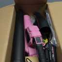 SOYUS Leaf Blower, 20V Leaf Blower Cordless with 2x2.0Ah Battery and Charger, 150 MPH Electric Leaf Blowers with Two-Speed Mode, Blowers for Lawn Care, Debris Dust CleaningPink