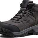 KEEN Utility mens Skokie Hiker Style Mid Height Composite Toe 90 Degree Waterproof (14 Wide, Magnet/Black)
