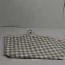 Waterproof Oil-Proof Round TableclothNo-Wash Checkered PVC Table Cover with Tassels for Kitchen, Dining, Parties & Outdoor Picnics,Green,55 Inch