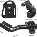 Bike Aero Bar, Aluminum Alloy Aero Bars for Road Mountain Bike, Bicycle Racing TT Handlebar Clip on Armrest Bar, Relaxation HandleTriathlon Handkebars