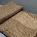 MontVoo-Outdoor Rug-Patio Rug 6x9 ft Polypropylene Indoor Outdoor Rugs Outdoor Carpet for Patio Deck Balcony Porch, Textured Weave, Durable for High Traffic, Fade-Resistant, Modern Neutral Brown
