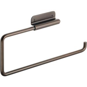 iDesign 33231 Forma Wall Mounted Metal Paper Towel Holder Swiveling Roll Organizer for Kitchen, Bathroom, Craft Room, Set of 1, Bronze