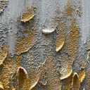Art Modern Abstract Minimalist Art Oil Painting Hand-Painted Gold Texture Canvas Art Home Wall Decoration Painting 24x48 Inches