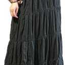 Women's Flowy Maxi Skirt Summer  XS