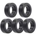 5pcs 42X24X16mm Toroid Core,Ferrite Rings Toroid Core Iron (Black)