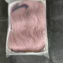 NOBLE Pink Wig with Bangs Short Ombre Pink Bob Wigs for Women Colorful Short Wavy Wigs Heat Resistant Synthetic Bob Wigs with Dark Roots for Daily Party Use (12 Inch (Pack of 1))