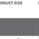 20-Inch Wide Kitchen Mats for Floor, Non-Slip Kitchen Rugs, Grey, 20''×47''