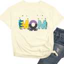 ASTANFY Girl Mom Shirt Dad Shirt Animal Kingdom Mom and Dad Shirts Funny Short Sleeve Tops (XL)