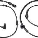 Front ABS Wheel Speed Sensor Left Right fit for 4WD 1999 2000 2001 2002 2003 2004 Ford F250 F350 F450 F550 Super Duty Truck, Ford Excursion, Driver Passenger Side, ALS197