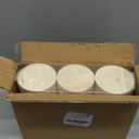 6-Pack 4 Inch Round Wood Pen Holder Unfinished Wooden Pencil Holder for DIY Crafts (3x3x4 Inches)