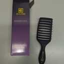 Vented Detangling Brush for Wet or Dry, Thick, Coily, and Curly Hair | Curved Vent Brush for Blow Drying (PACK OF 1)