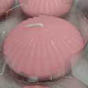 12 Pack 3 Inch Pink Floating Candles, 10 Hour Unscented Romantic Tealight Candles for Cylinder Vases, Centerpieces at Wedding Party Pool Holiday - Wavy Float Candle, 3 Inch, Pack of 12