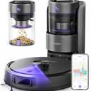 Airzeen Bagless Robot Vacuum and Mop Self-Emptying for Pet Hair/Carpet