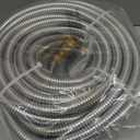 Rosy Earth Garden Hose 100 FT, Heavy Duty 304 Stainless Steel Flexible Water Hose, No-Kink, No Bite, Expandable Water Hose for Yard, RV, Car