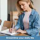 2026 Planner, Aesthetic Weekly and Monthly Planner for Women, Jan 2026 to Dec 2026, Hardcover 2026 Calendar Book with Monthly Tabs, Inner Pocket, Perfect for Office Home School - A4 (8.5" x 11"), Pomegranate