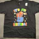 Kids 5th Birthday Boy Super Gamer Gaming Theme BDay Party Boys TShirt, Size S