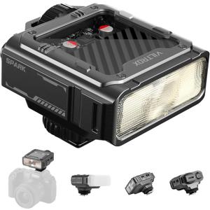 VILTROX Spark Z3 TTL On-Camera Flash for Sony, GN16 Mini Camera Flash Speedlite with 26W Output, 7-Step Manual Flash Control, 1s Fast Recycle, 650 Full-Power Flashes, Softbox Included (Gray)