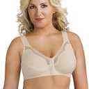 Exquisite Form 5100531 Women's Fully Wireless Cotton Back & Posture Support Bra with Front Closure & Lace 40D