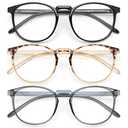 IBOANN Iconic Blue Light Glasses for Woman - Computer Glasses 99% Blue Light Blocking - Anti Eyestrain & UV Glare Protection