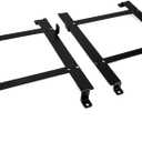 Areyourshop Low Mount Tensile Steel Seat Brackets, Racing Seat Mounting Brackets fit for Corvette C5 1997-2004