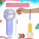 Sumind 160 Pcs Mini Portable Fan,AAA Battery Operated, 4 Colors