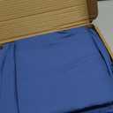 Amazon Basics Lightweight Breathable, Wrinkle Resistant Microfiber 4-Piece Bed Sheet Set with 14-Inch Deep Pockets, Full, Dutch Blue, Solid